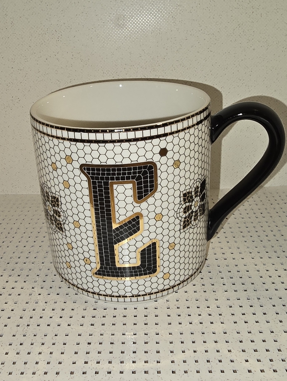 Bistro Tile Stoneware Mug from Anthropologie